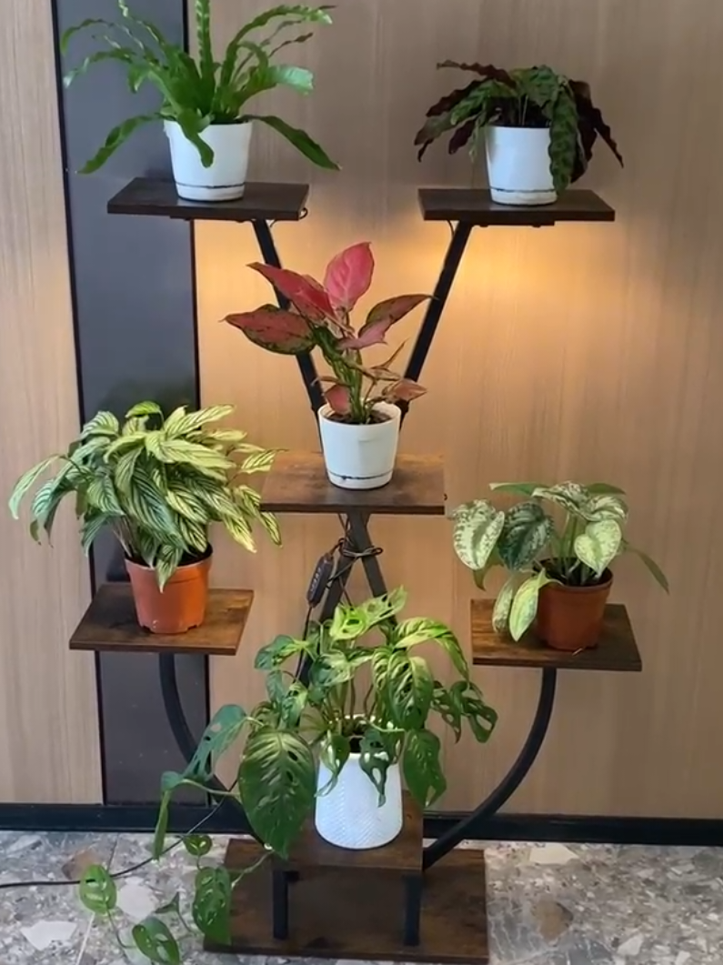 Plant Stand with Grow Light - #jardinencasa #palntas #plants #plant #plantasdeinterior 