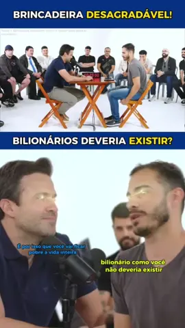 clima pesou no debate: 1 Bilionário versus 30 pobres. #foryou #foryoupage #fy #fyp #debate