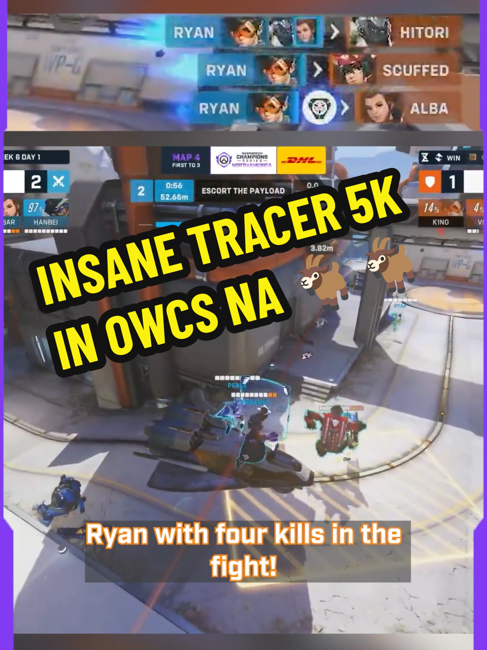5 kills? What about 6, or maybe even 7? These matches DELIVERED today - final regular season games finish up tomorrow at 10am PT! #OWCS #OWCS2025 #overwatch #overwatch2 #tracer 