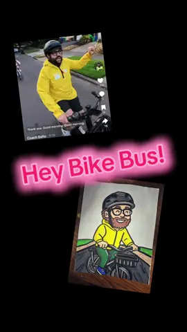 Hey @Coach Balto and Bike Bus Crew! Since I’m not close enough to join Bike Bus, I decided I would paint it! Coach Balto thank you for all that you are doing!!! #ipainttiktokers #tiktoklive #bikebus 