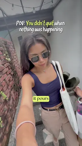 Earlier this year, I felt stuck. Nothing was moving, no deals were closing. But I kept showing up and now, it’s finally paying off. If you’re in sales or anything like it, you know the highs are high and the lows can get depressing. But when it’s slow and quiet, trust me, it’s building you up for what’s next.