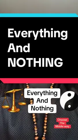 Learn how to be #everything and nothing. #spirituality #balance #yingyang #personaldevelopment