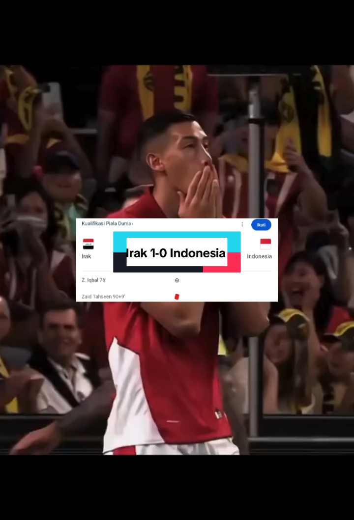 Di bangun kokoh bertahun tahun lalu di robohkan begitu saja 💔💔💔😭😭😭 #indonesia🇮🇩 #timnasindonesia🇮🇩 #irak🇮🇶 #fypsepakbola #pialadunia 