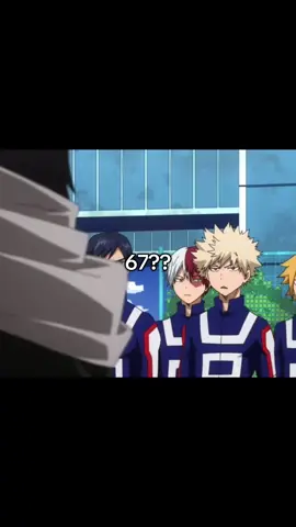 I let out the most loudest cackle when I heard this #mha #bakugo #67 #sixseven #myheroacademia 