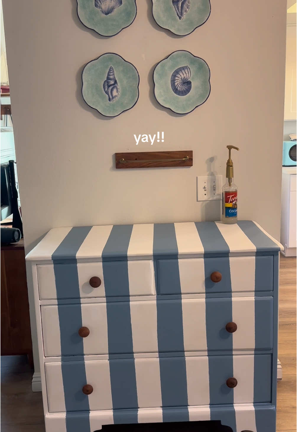 i’m obsessed! if it’s in @nataliezaceks house then I need it 😌🩵  #coffeebar #homedecor #DIY 