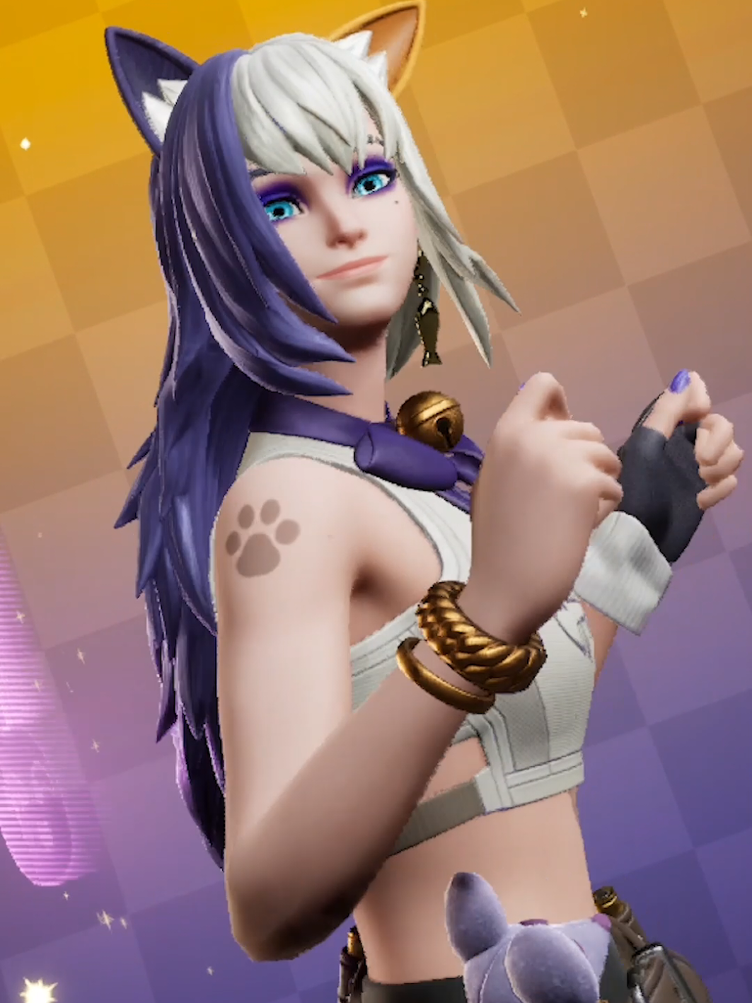 APT - Meg La nueva integrante de la familia de las chicas gato calico ha llegado 🐱🤙 #fortnite #furro #furrytiktok #megfortnite 