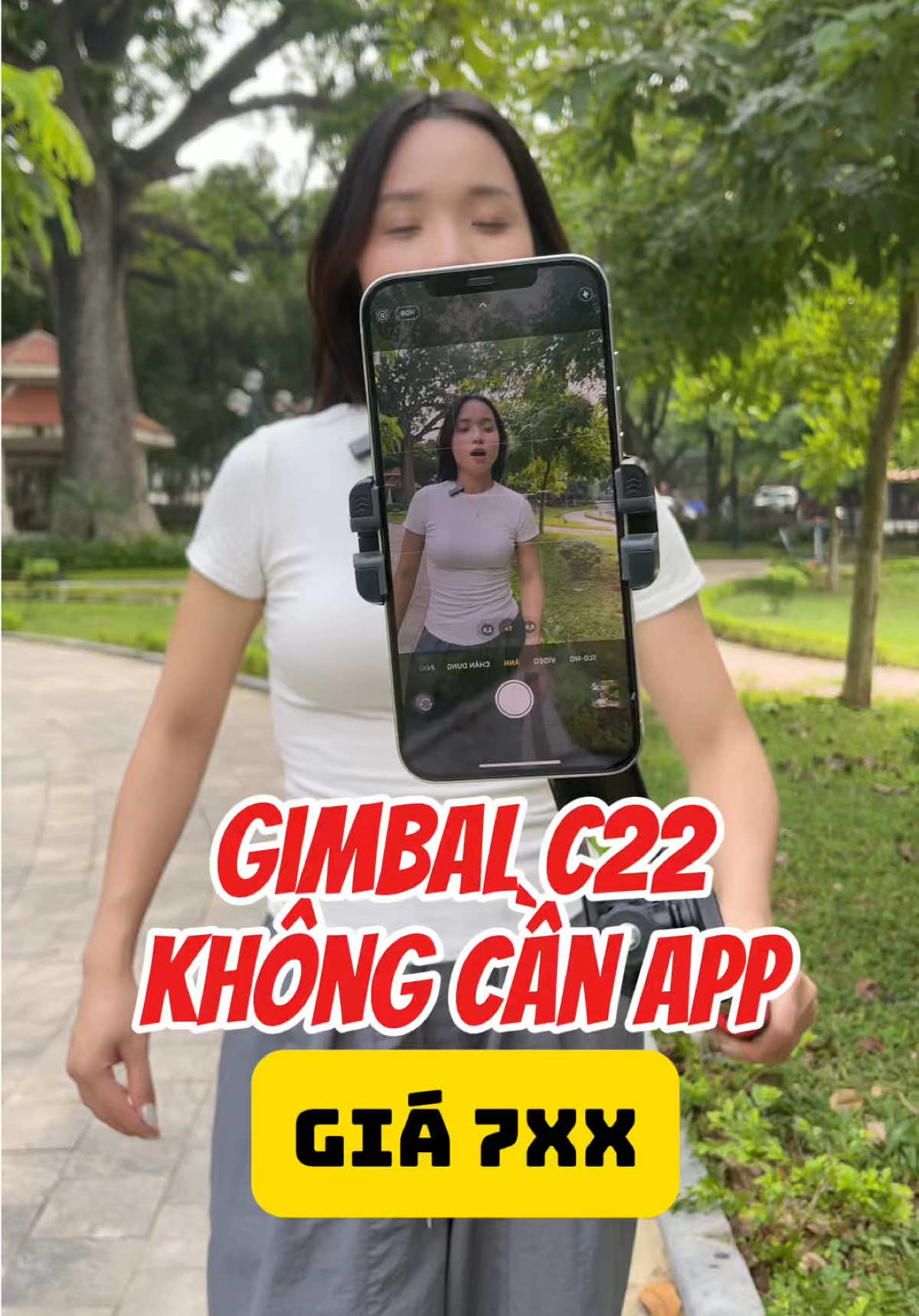 Gimbal cầm tay C22 chống rung và nhận diện không cần cài đặt app #gimbalchongrung #gimbalc22  #q18 