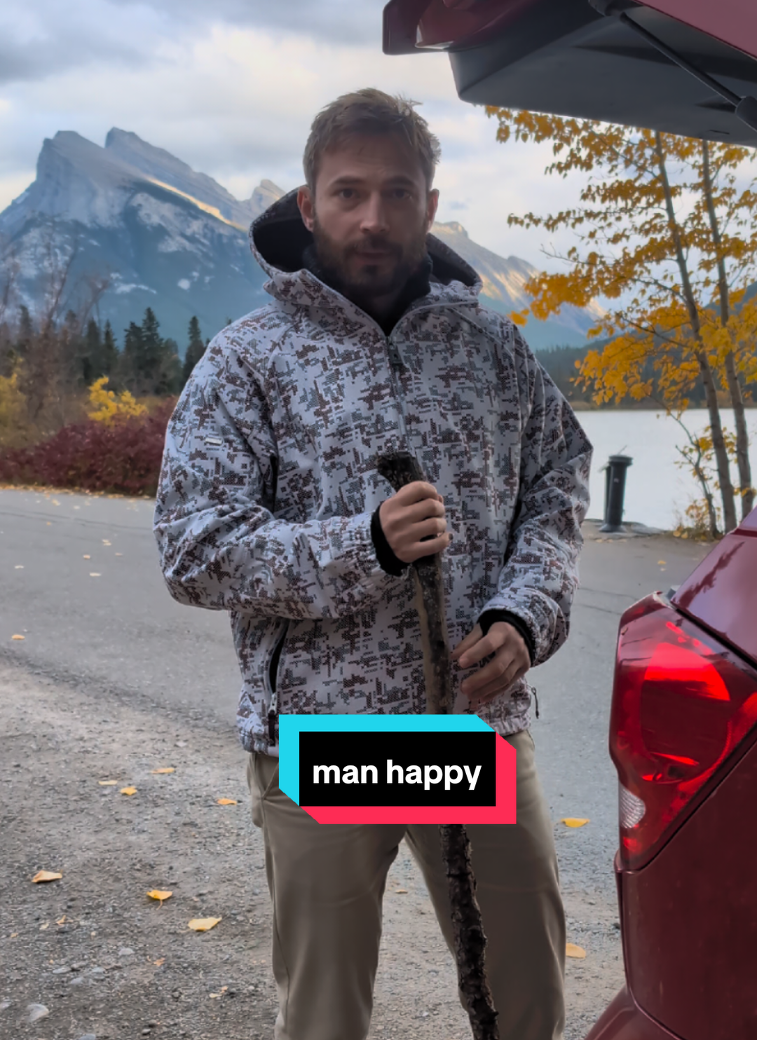 man happy