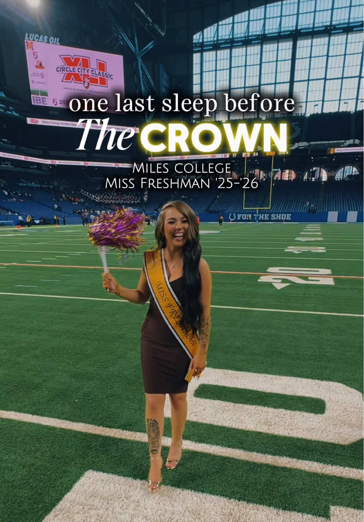All glory goes to God, let's finalize making history & get crowned!🥹👑🐻💜 #missfreshman #milescollege #royalcourt #coronation #queen 