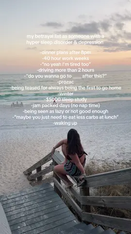 very niche but here’s my #betrayal list 😘✨ #ih #idiopathichypersomnia #narcolepsy #depression 