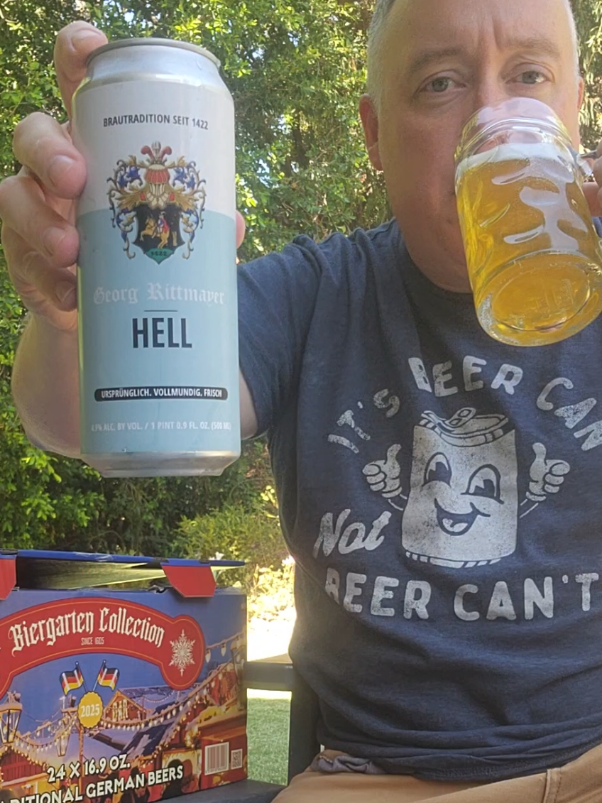 5 of 24 #OktoberfestBeers George Rittmayer Hell by Brauerei Rittmayer of Hallendorf, Germany!  Best Helles recently?!  #BeerGoals 🍺 Prost for German beers! #Oktoberfest #beers #beers