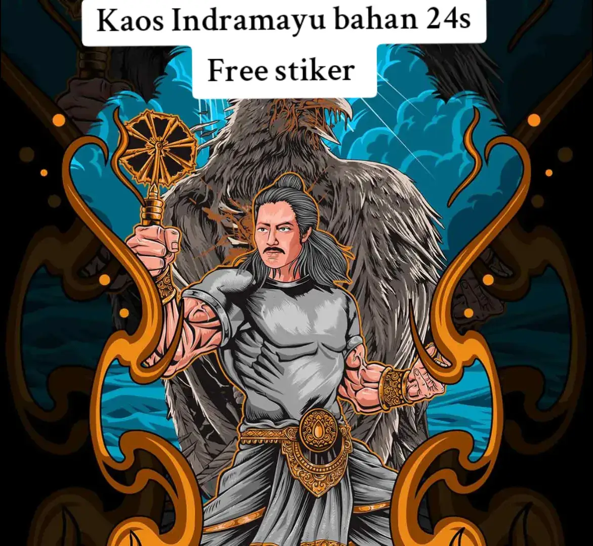 Bahan kaos 24s Free stiker  #indramayupride🏴‍☠️ 