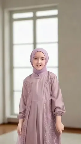Gamis Anak Remaja  6-15 Tahun Crinkle Airflow Mix Brukat Malika Naumi Kids Dress Muslim Lebaran Syari Baju Muda Tanggung #gamisanakperempuan #gamisanaktanggung 
