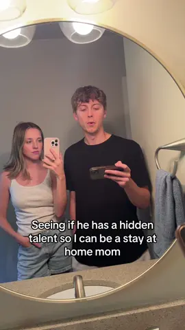 Am I clocking in tomorrow or no? 😂 #singing #hiddentalents #funny #couple #thequistfamily 