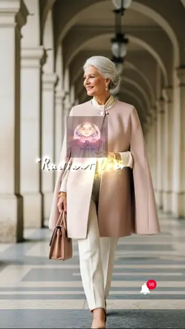 🍁 Elegant Autumnal Outfits For Chic 60+ #autumnfashion #radiantover60 #womenover60 #viralvideo #tiktok 