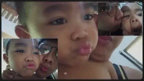 part 2: ang kulit grabe HAHAHAH labyou kalbo:)