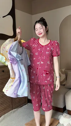 Bộ đồ dễ thương cho mẹ bầu