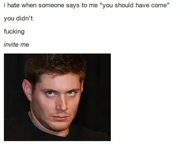 no invite for me? no show for you #fratboytofamilyman #memes #XO #toga_empire #foryoupage 