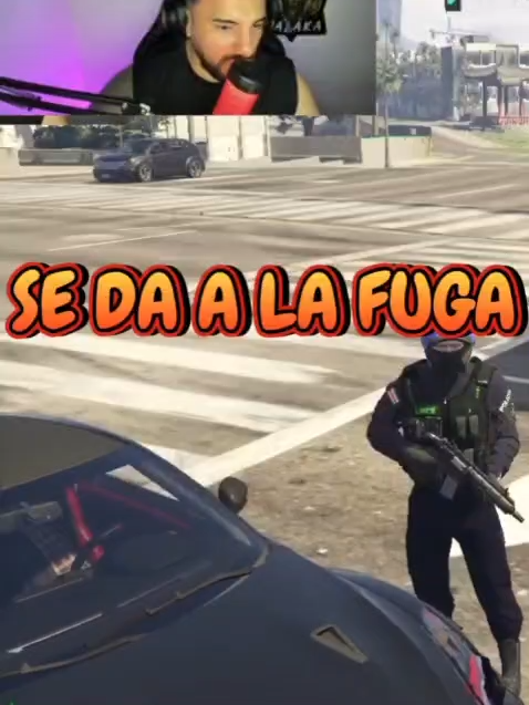 SE NOS DAN A LA FUGA #GTA #gta5 #roleplay #roleplayserver #gta6trailer #kick #kickstreaming #kickstreamingplatform #kickclips #memes #tiktok #policia #policiatransito #carreteras