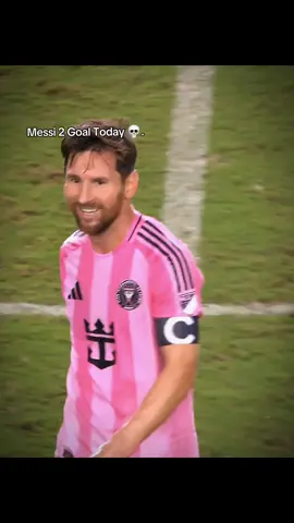 Messi 2 Goal Today 🥶🔥 #intermiami #messi #lionelmessi #footballtiktok #argentine 