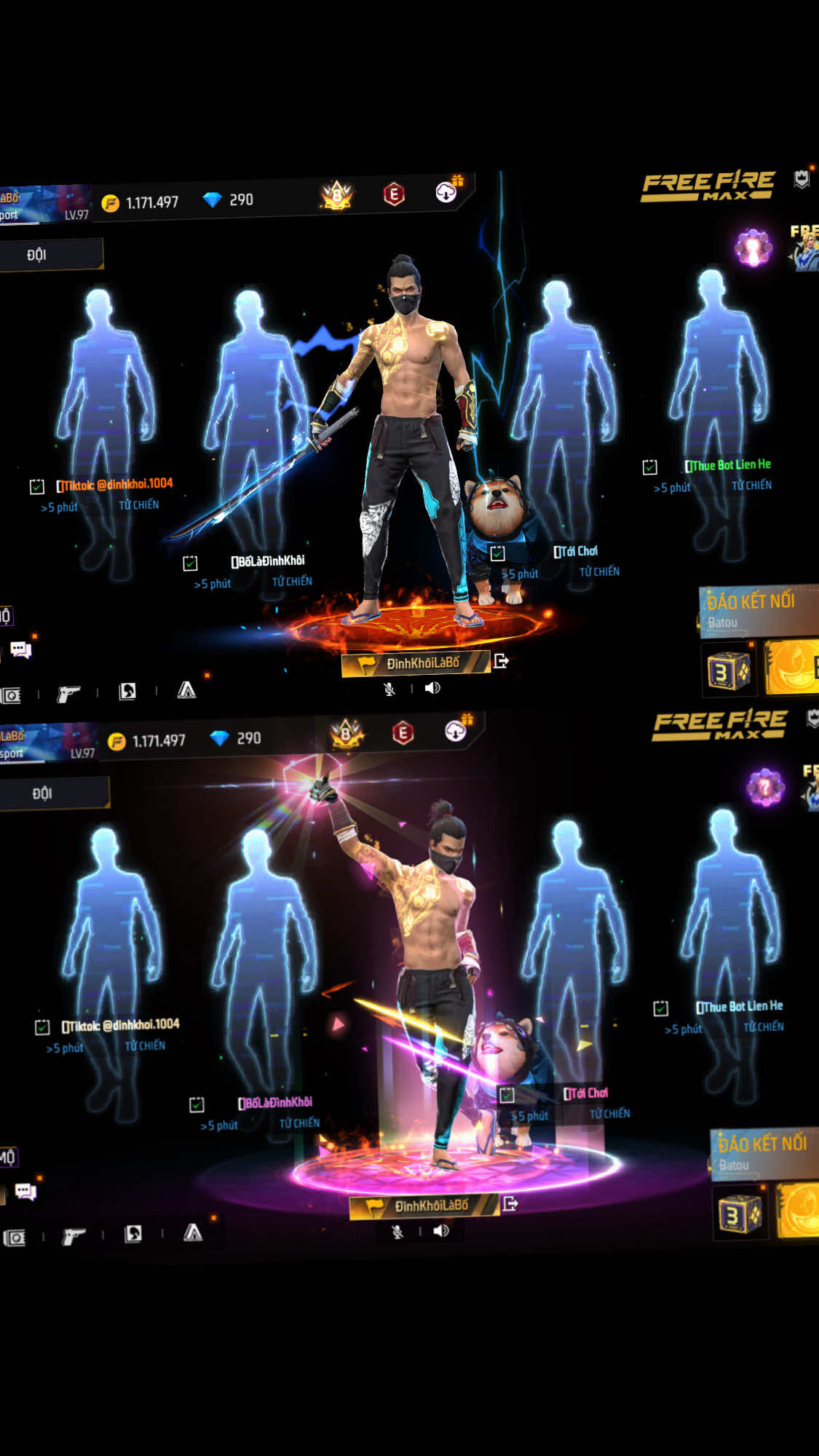 Làm tí tem 5 #dkhoi1004 #dinhkhoi1004 #freefire #nhasangtaofreefire 