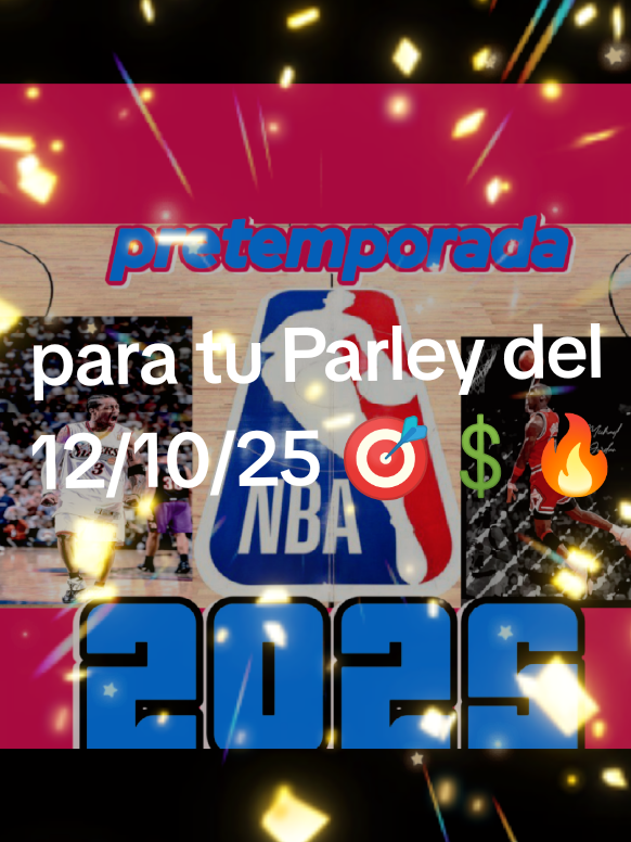 12/10/25 aquí los juegos para NBA, acuérdate suscribirse a la comunidad del infalible 🫵🏻🔥🏀 #NBA#pretemporadaNBA#parley#basqueball#basketball