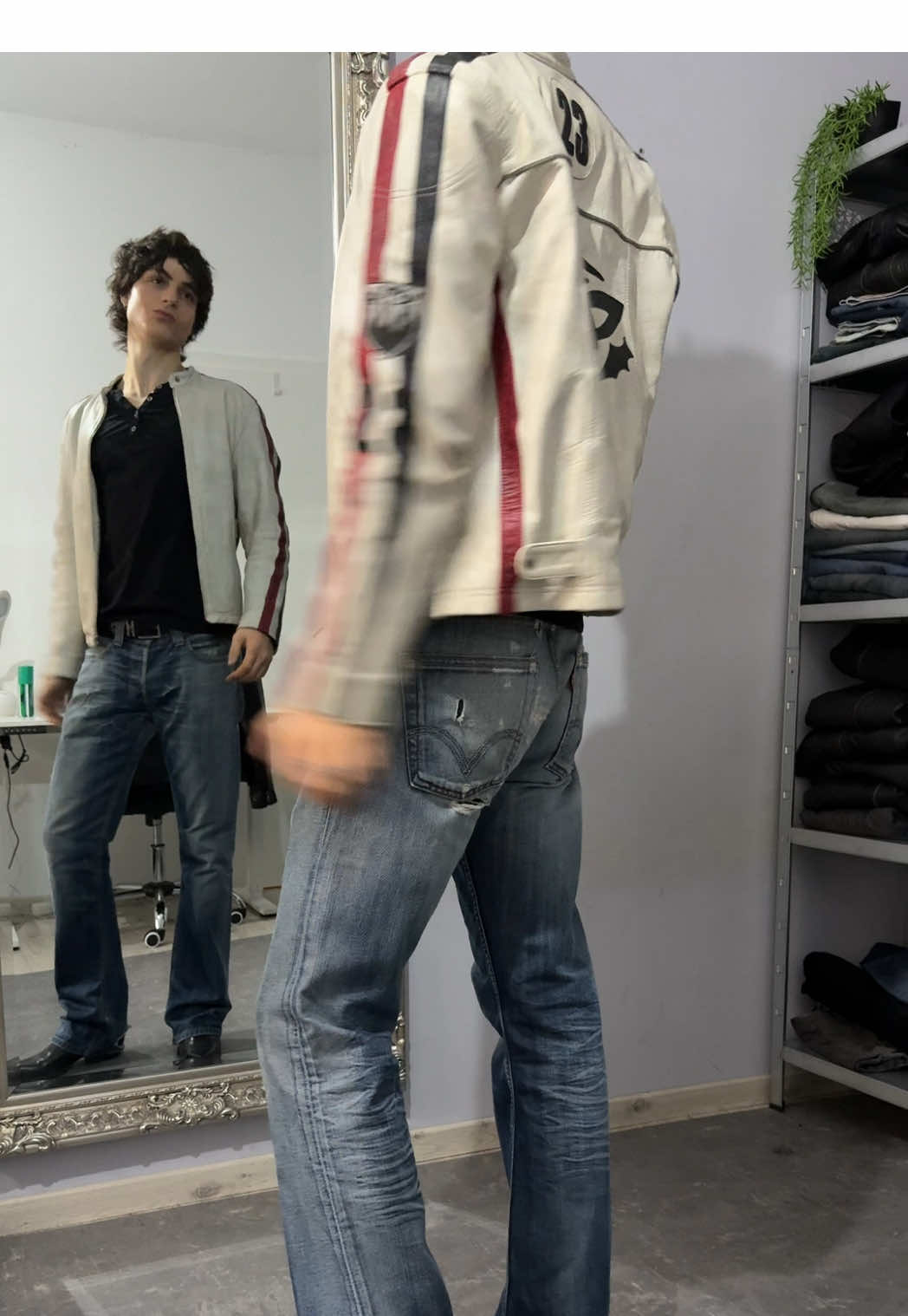 styling white leather jacket #fashion #styleinspo #fashiontiktok #outfit #targetaudience 