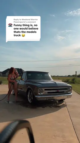 Replying to @Weekend Warrior Powersports like to suprise people sometimes 😏🤷🏼‍♀️  . . . . . #c10 #c10trucks #chevy #loweredtrucks 