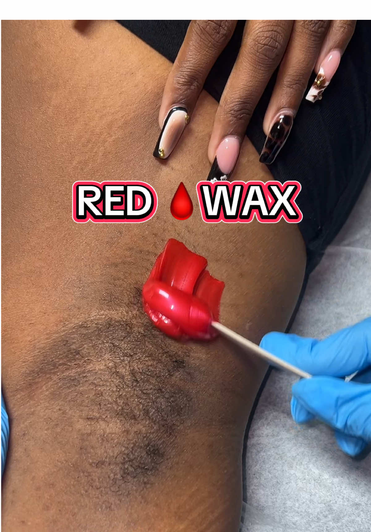 Back just in time for the #spookyseason @IndulgeWax always delivers ❤️🩸😍 #underarmwax #fyp #esthetician #wax #waxing #foryoupage 