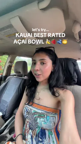 I love açaí bowls and last time I went to Kauai I didn’t have any so it was well needed ☺️  #kauai #acaibowl #hawaii #foodreview #foodtiktok 