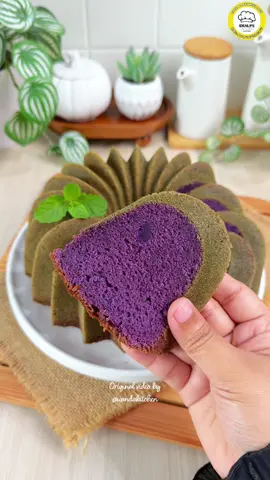 Cuma 4 butir telur dan ubi ungu 5000 ribu bisa jadi bolu super gembul dan lembut banget😍 #resepkue #resepmudah #wandakitchen #idejualan 