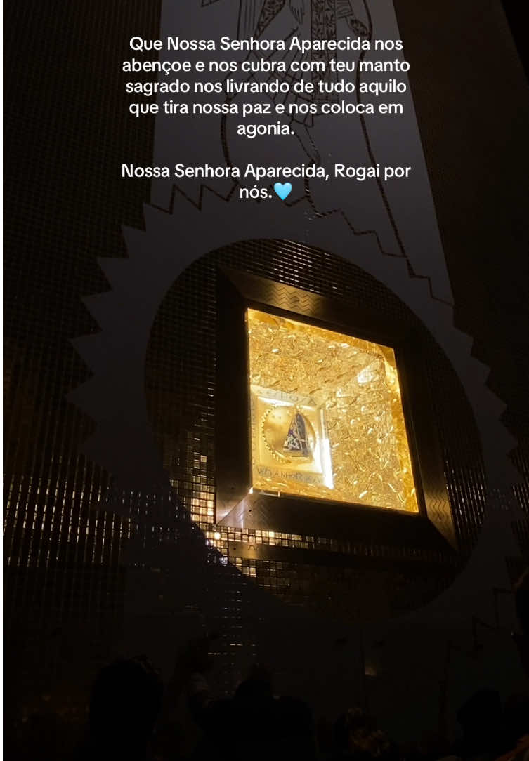 12 de Outubro dia da Nossa Santa Padroeira do Brasil, Nossa Senhora Aparecida! 💙 #nossasenhoraaparecida #jesus #foryoupage #virgenmaria #tiktok 