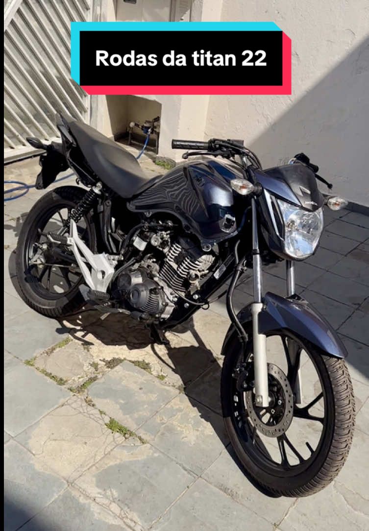Rodas da titan 160 🚀 #moto #dicas #pintura #honda #bike 