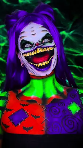 Recreando a la hermosa y talentosa @ℳ𝒶𝓎𝒾🧁 ame todo de este maquillaje 😍🤡 #payaso #halloweenmakeup #fyp #🐍sinzañozas🐍 #ideashalloween 
