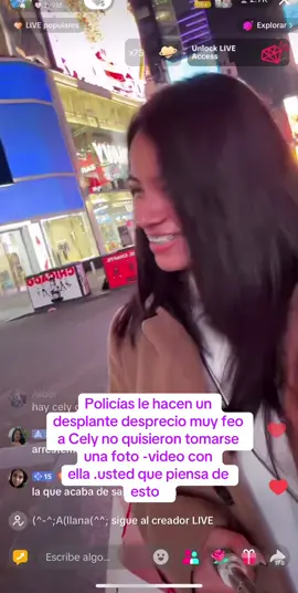 Policías le hacen desplante desprecio a Cely no quisieron tomarse foto-video con ella#Cely#CelyCal#Newyork#Cely#parati 