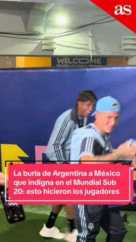 🤨 ¿Y esto? 🇦🇷 Argentina derrotó 2-0 a México y se clasificó a las semifinales del Mundial Sub 20. Sin embargo, los jugadores trasandinos se retiraron del Estadio Nacional con música del Chavo del 8, esto como una burla a los aztecas. ¿Qué tal? #mexico #argentina #mundialsub20