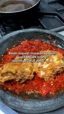Apalah itu baking” powder 😭🙏🏻 btw resep ayam geprek X sambel geprek satset detailnya divideo yaa 🤤 Jangan lupa like komen & share buat dukung gw bikin resep” simple lainnya 🫶🏻✨ #maybefik #sambalgeprek_satset #resepsatset #ayamgeprek #ayammcd   