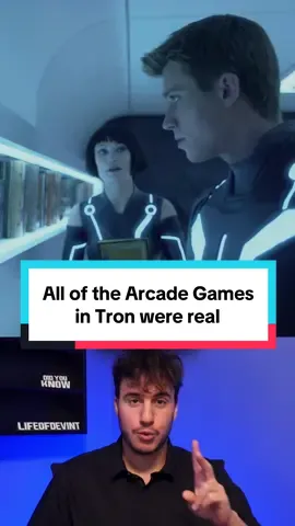 All of the Arcade Games in Tron were real #tron #tronares #tronlegacy #disneymovies #jaredleto 