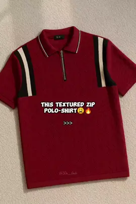 Sobrang lakas makapogi! Quality textured Zip Polo😍🔥 #elegant #inspo #quality #polo #outfit 