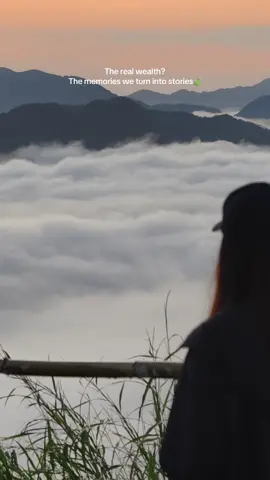 Money will return, memories won’t — so live your life ✨🫶”#hikingadventures #mtmaynuba #tanayrizal #🍃🍃 