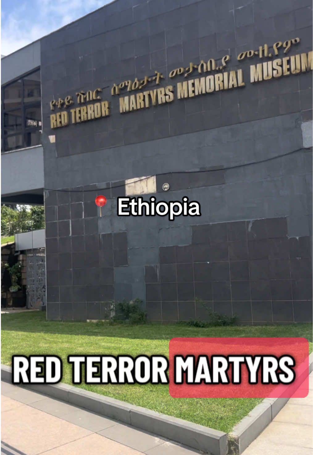 This was the hardest part of the trip… visiting it’s hard past. The Red Terror Martyrs Memorial Museum was an eye-opening experience. It talks about the horror that Ethiopians had to encounter from the rebels in the 70s and 80s. They show the pictures of the lives lost during that time. They also have bones and the clothes that the victims wore. They also showed how they were tortured. It is a hard, but necessary visit. #ethiopian_tik_tok #ethiopian_tik_tok🇪🇹🇪🇹🇪🇹🇪🇹 #travel #explore #ethiopia 