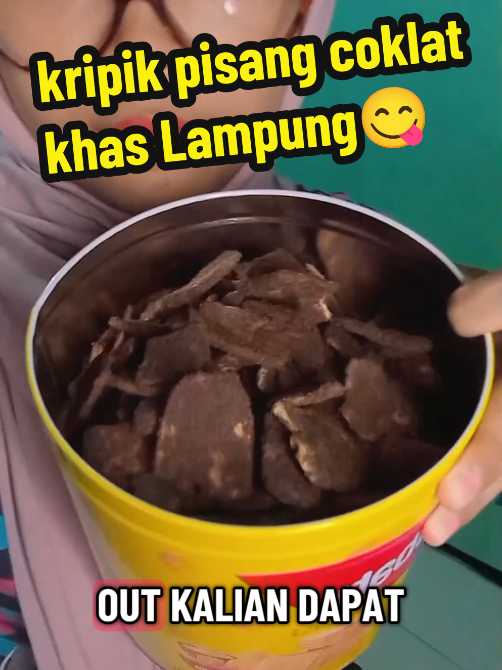 apakah kalian beruntung?? #kripikpisangcoklat #lampung #oleholehlampung #kripikpisang #promomakan1010 