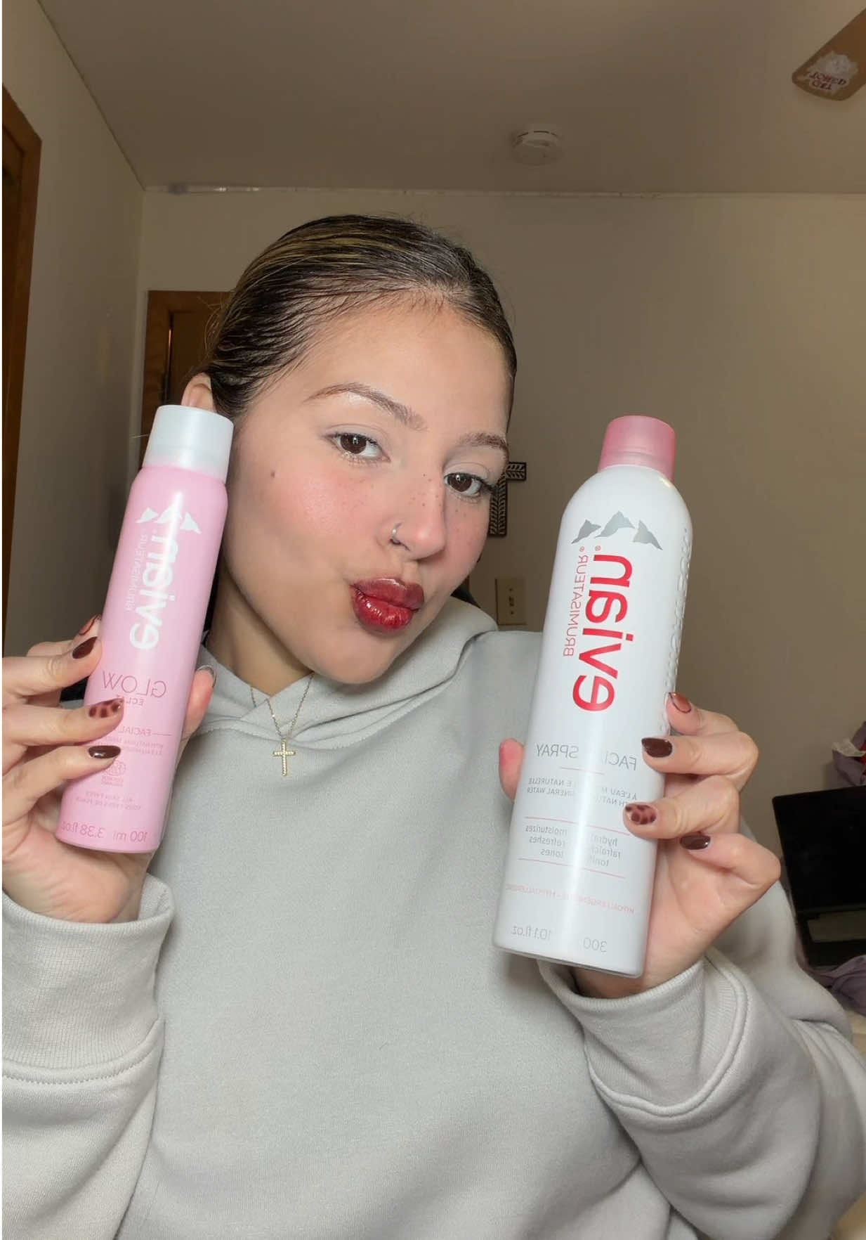 Love using these Evian Facial Sprays 💦💕 #skincare #skincareroutine #skintiktok #skin  @Evian Facial Spray 