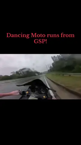 Damcing Moto runs from GSP😧 #fyp #viralvideo #motorcycle #copchase #gsp 