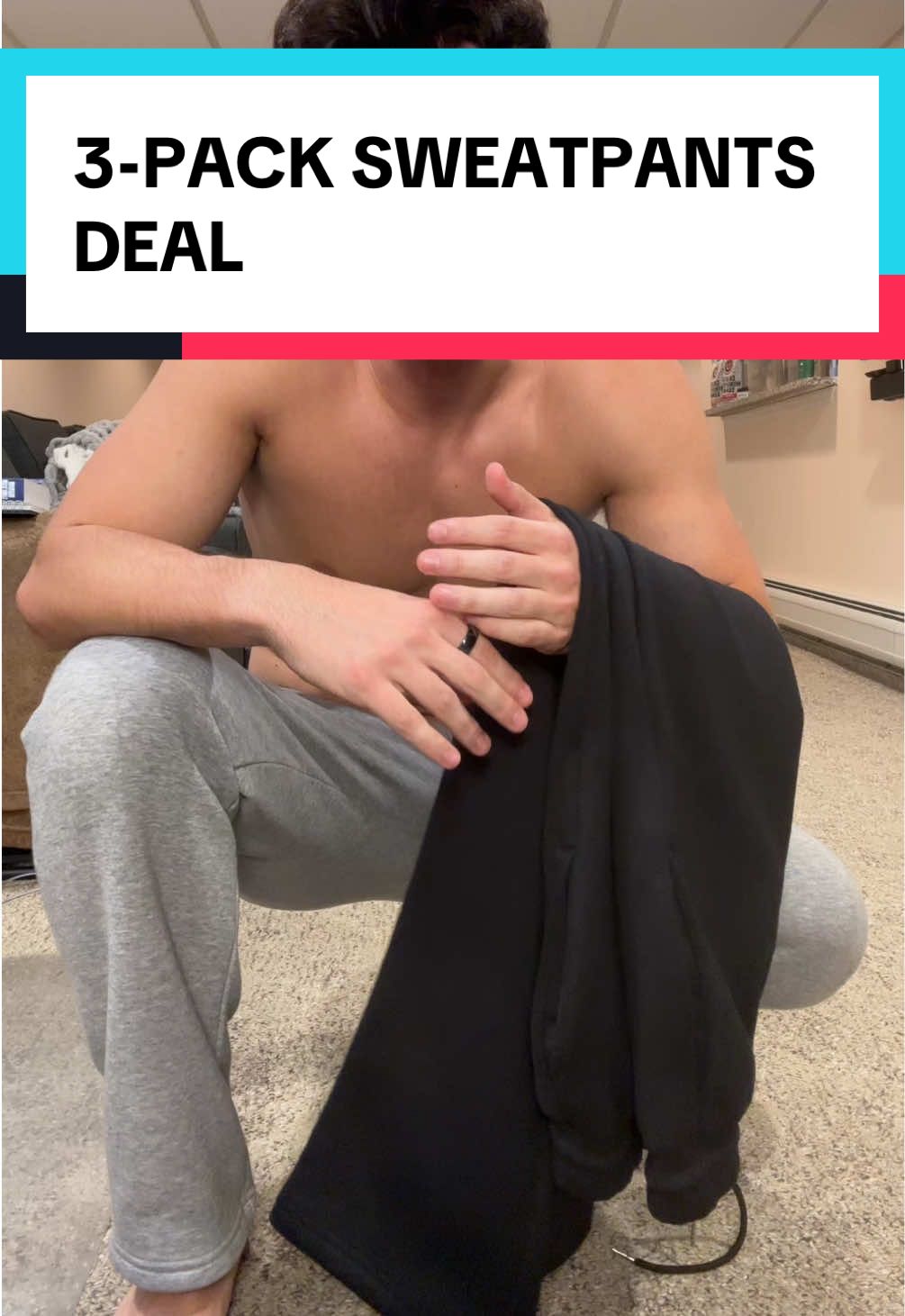 these open bottom sweatpants look way better