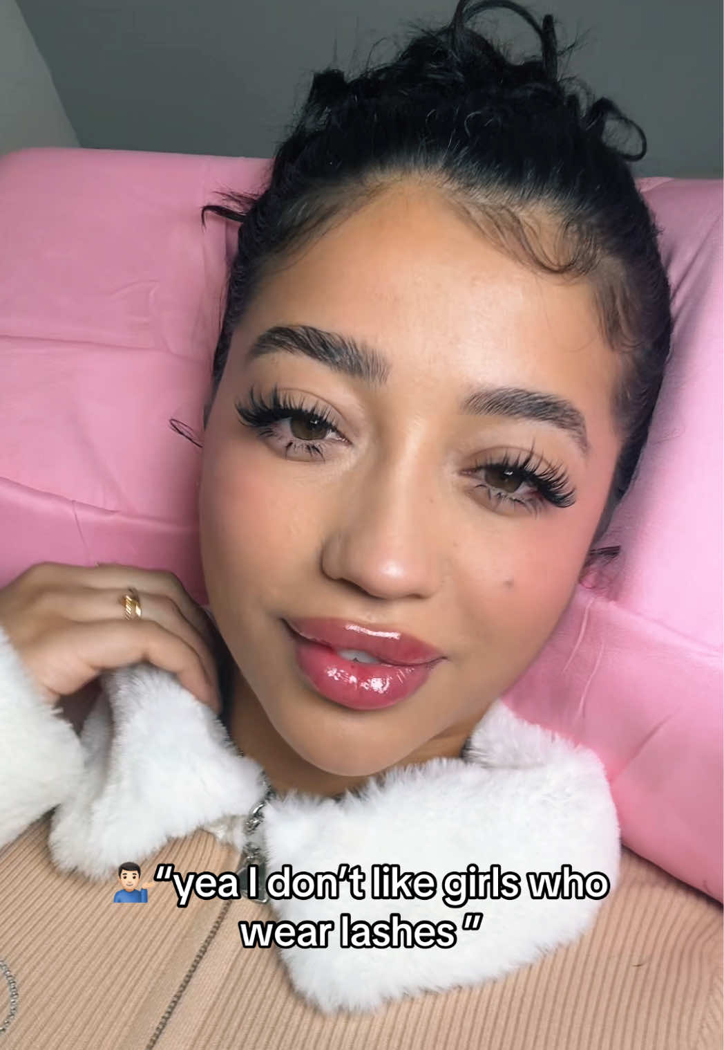 Yea I don’t like you #bye #lashes #eyelashextensions @Maya Turner 