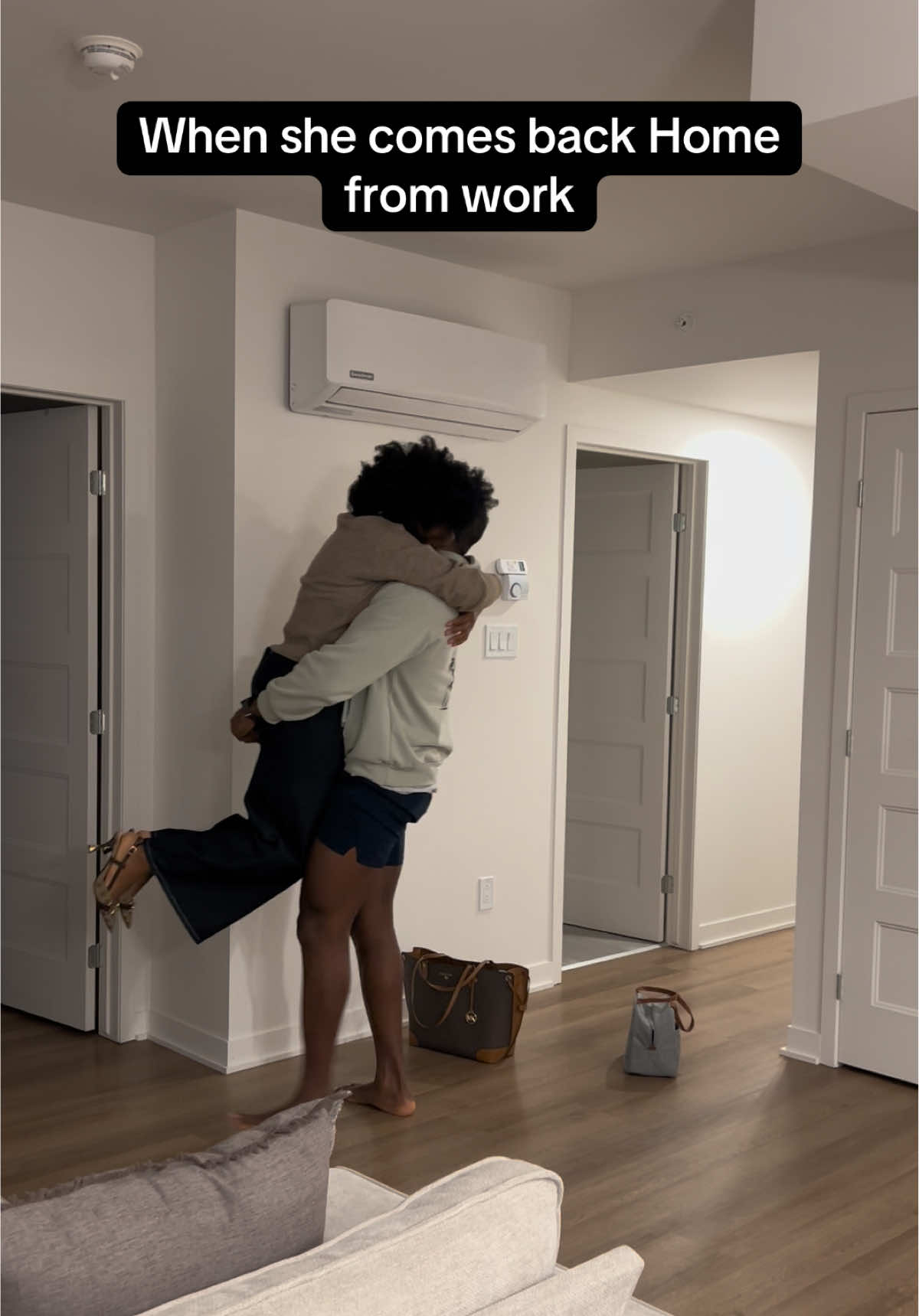 After a day at work 🙂 #couplevideos #blackcouple #relationshipgoals 
