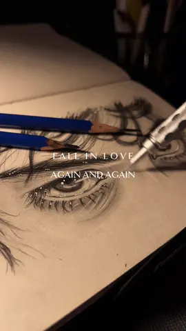 fall in love with art again and again.  #art #drawing #CapCut 