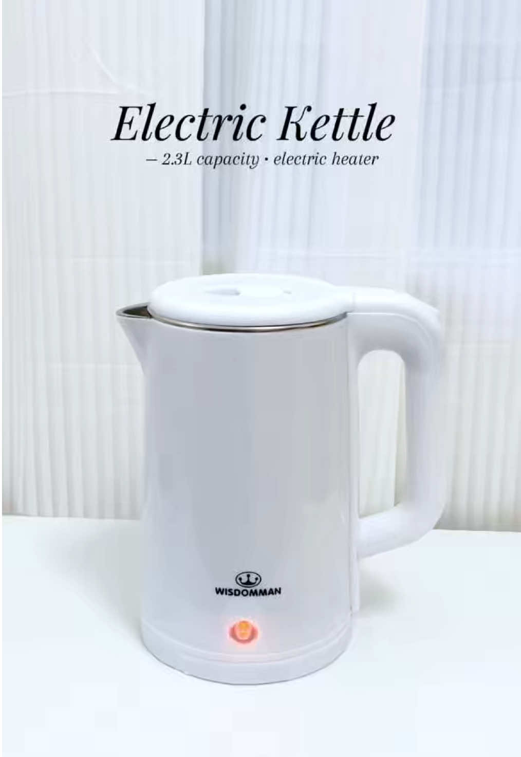electric kettle 2.3L #electrickettle #electricheater #electrickettleheater #homeappliances 