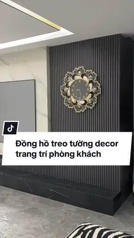 Đồng hồ treo tường decor trang trí phòng khách#muataitiktokshop #thuhaifreeship #xuhuongtiktok #wwwmindecor #donghotreotuong 